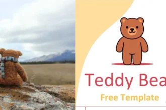 Plantilla PowerPoint de Oso de Peluche