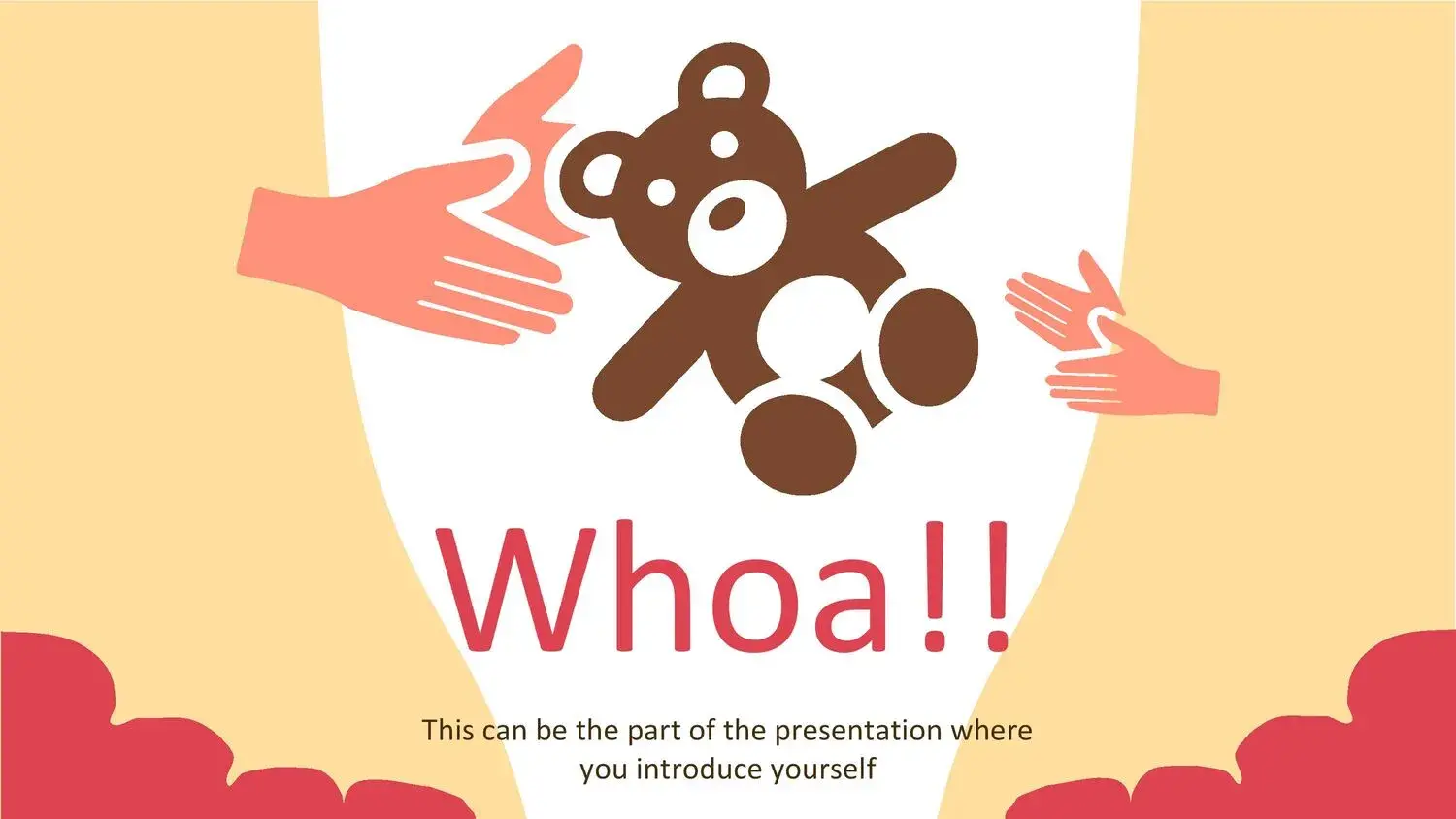 Plantilla PowerPoint de Oso de Peluche