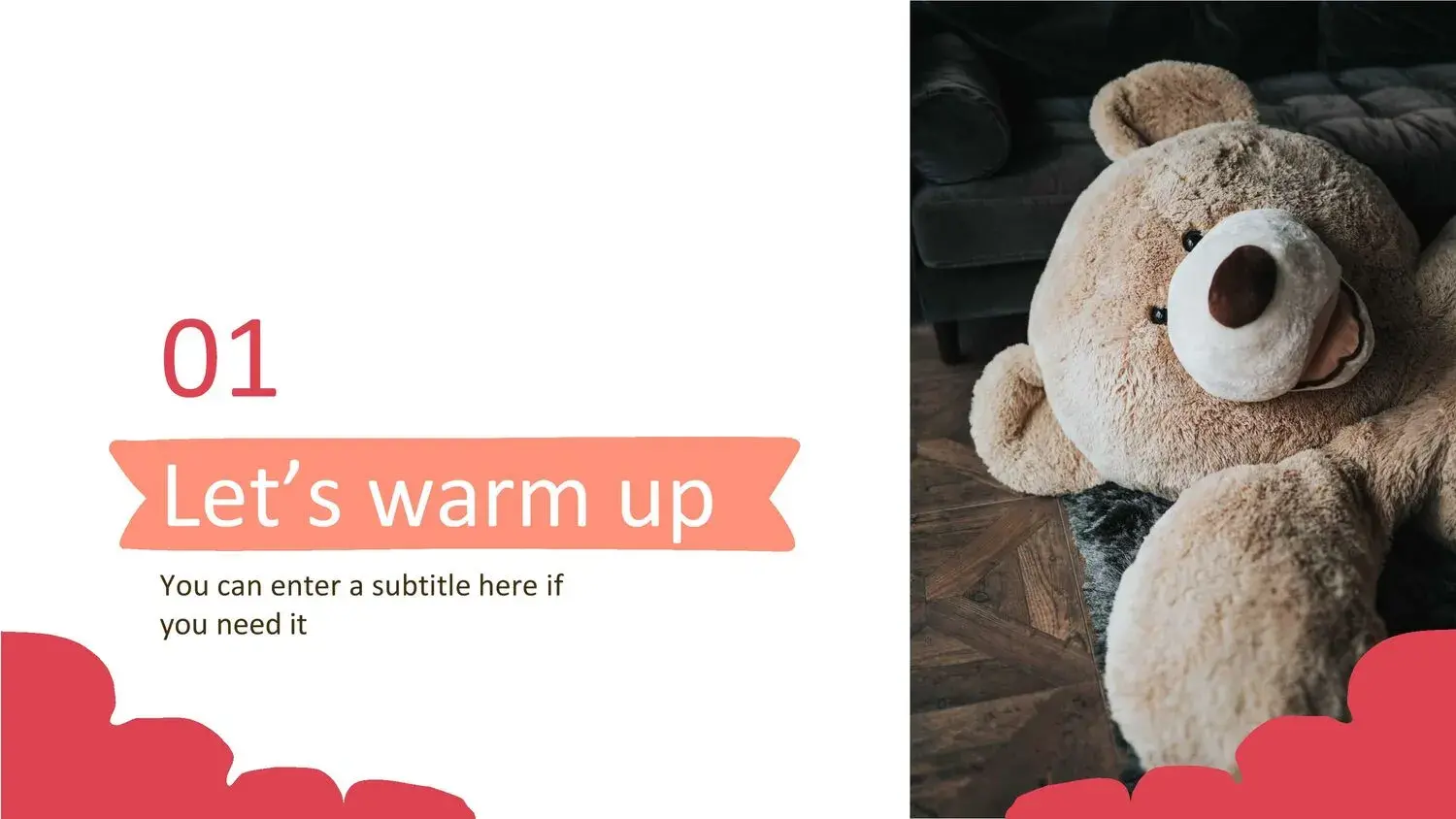 Plantilla PowerPoint de Oso de Peluche