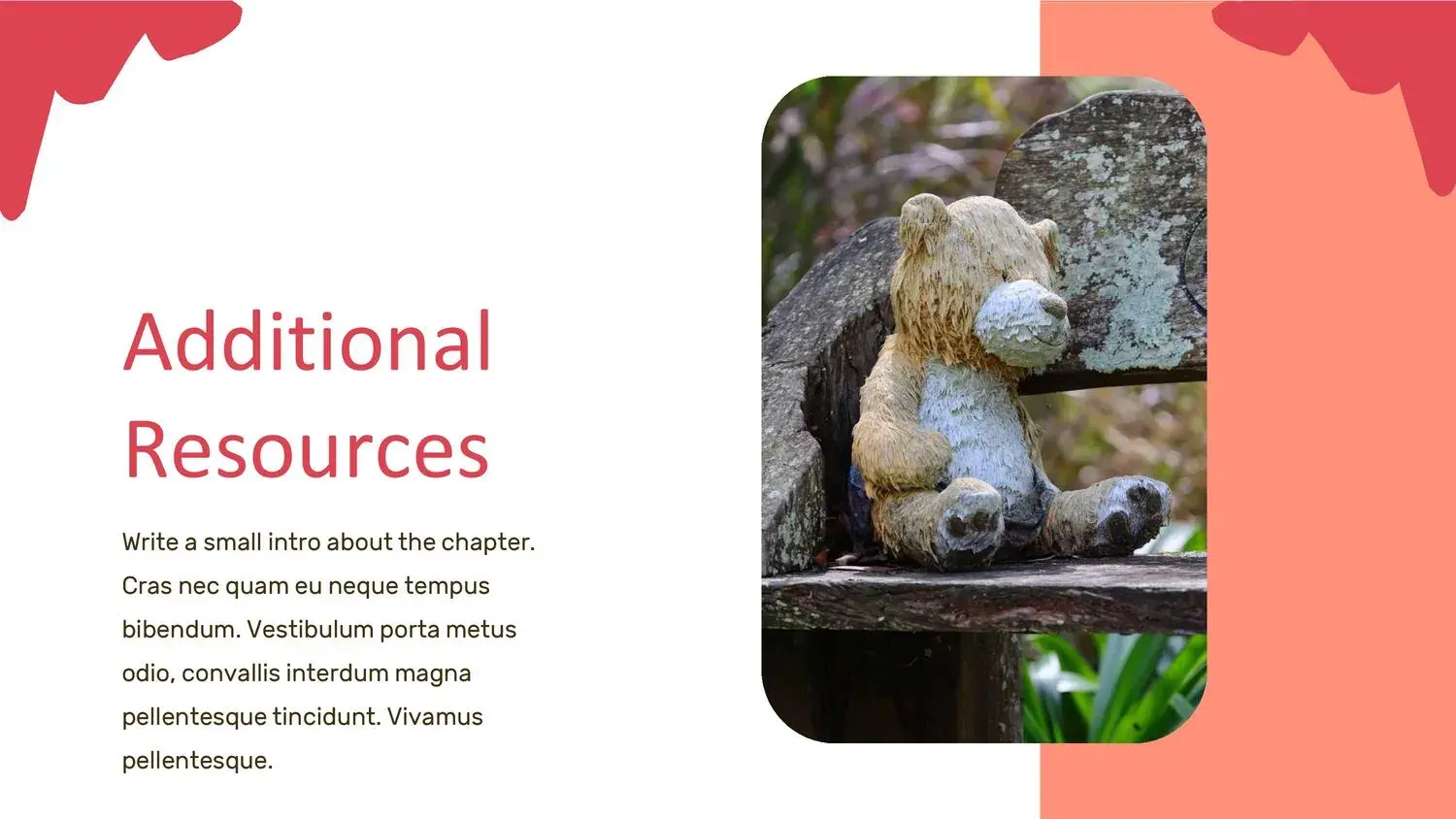 Plantilla PowerPoint de Oso de Peluche