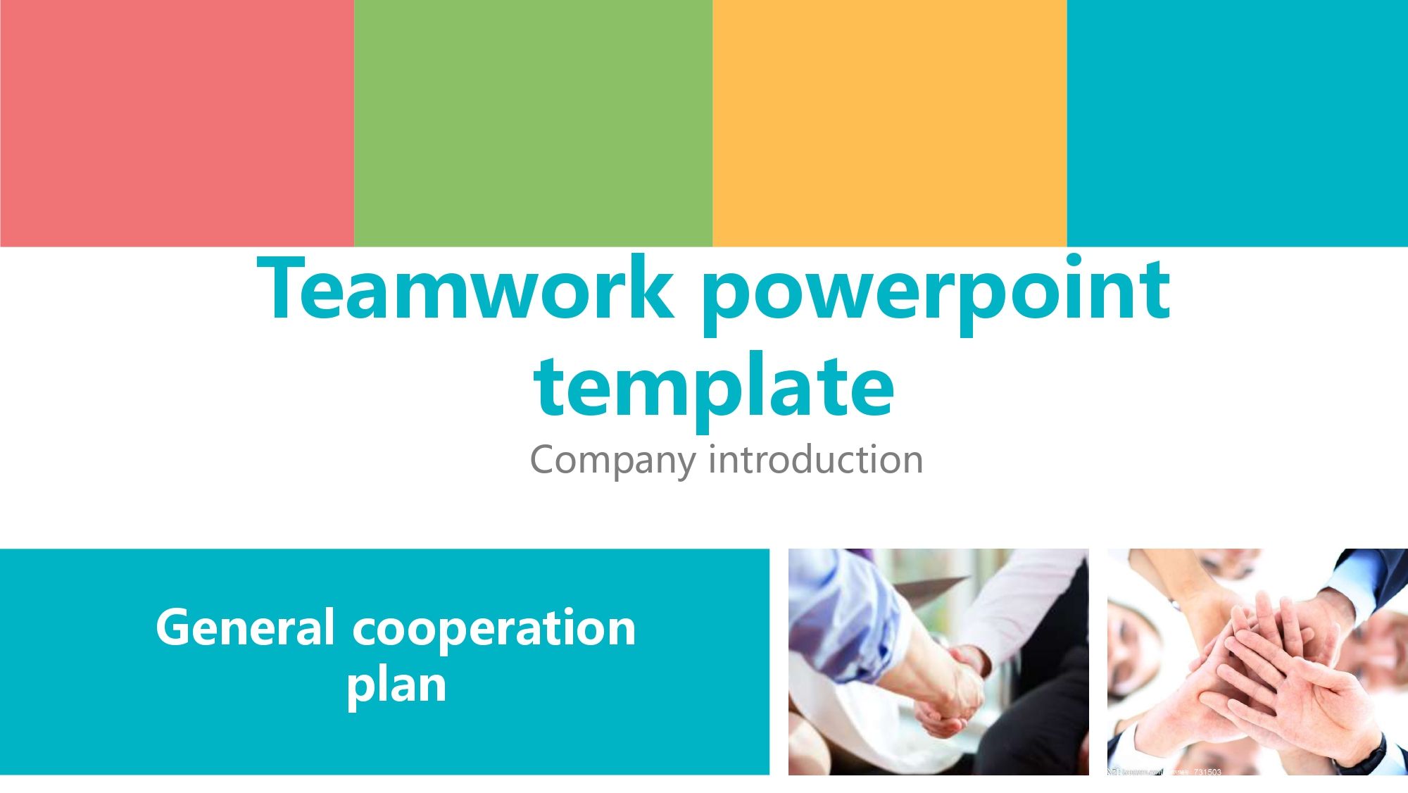 Trabajo en equipo Plantilla PowerPoint