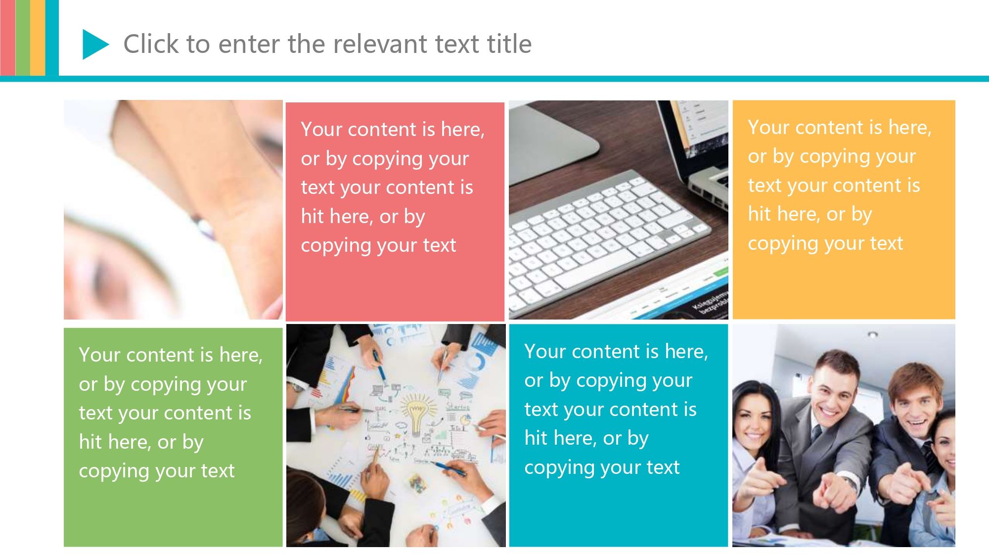 Trabajo en equipo Plantilla PowerPoint