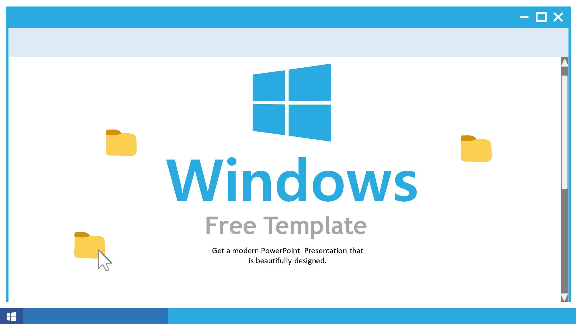 Windows Plantilla PowerPoint