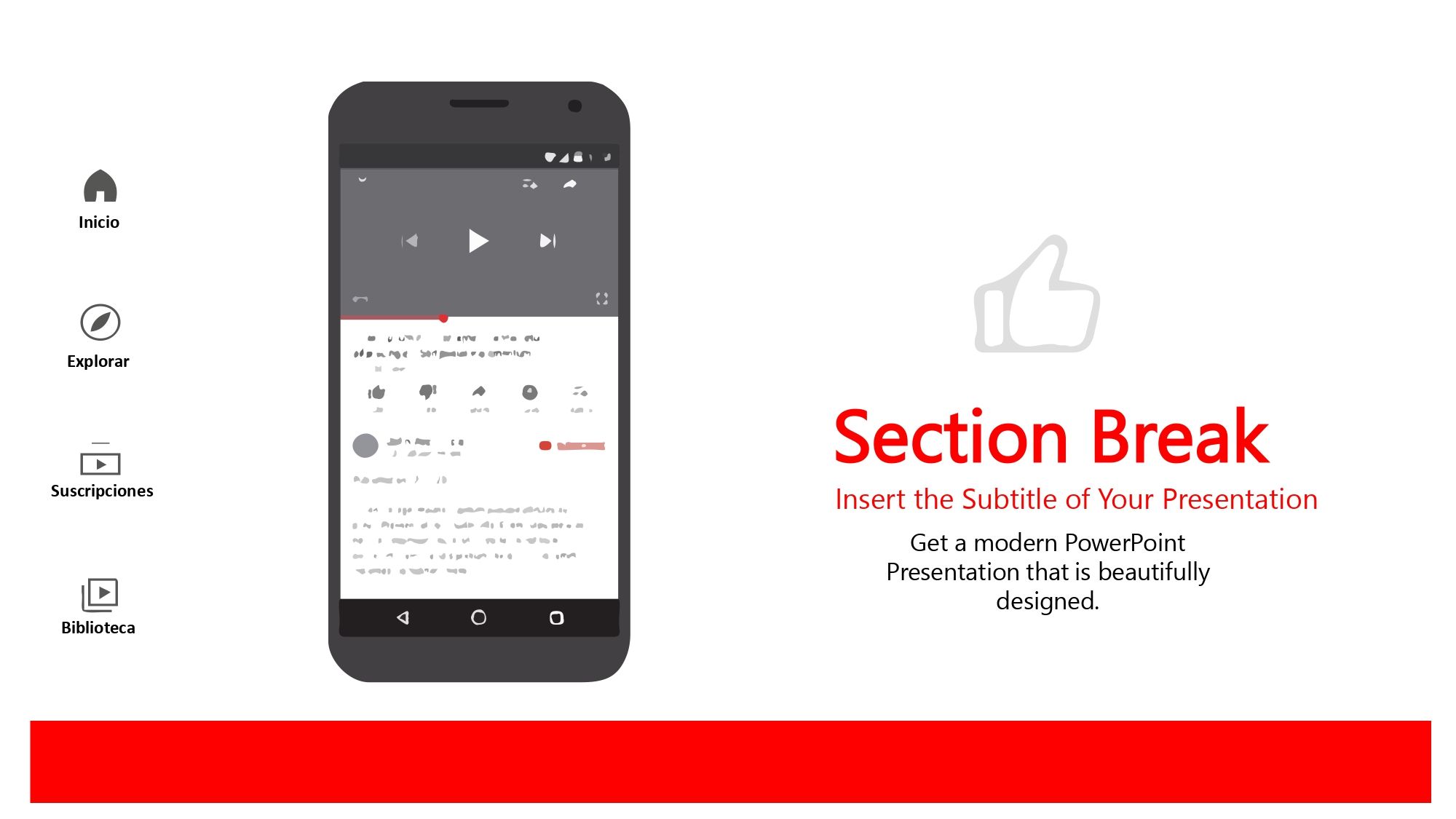 YouTube Plantilla PowerPoint