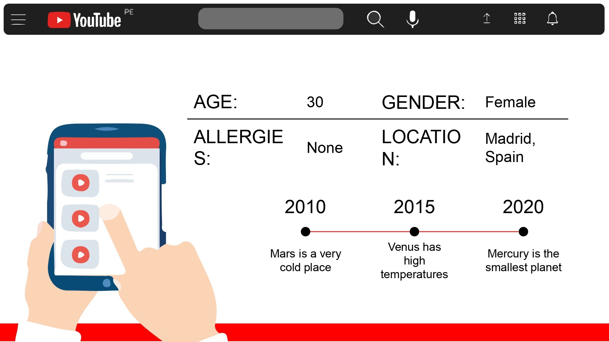 YouTube Plantilla PowerPoint