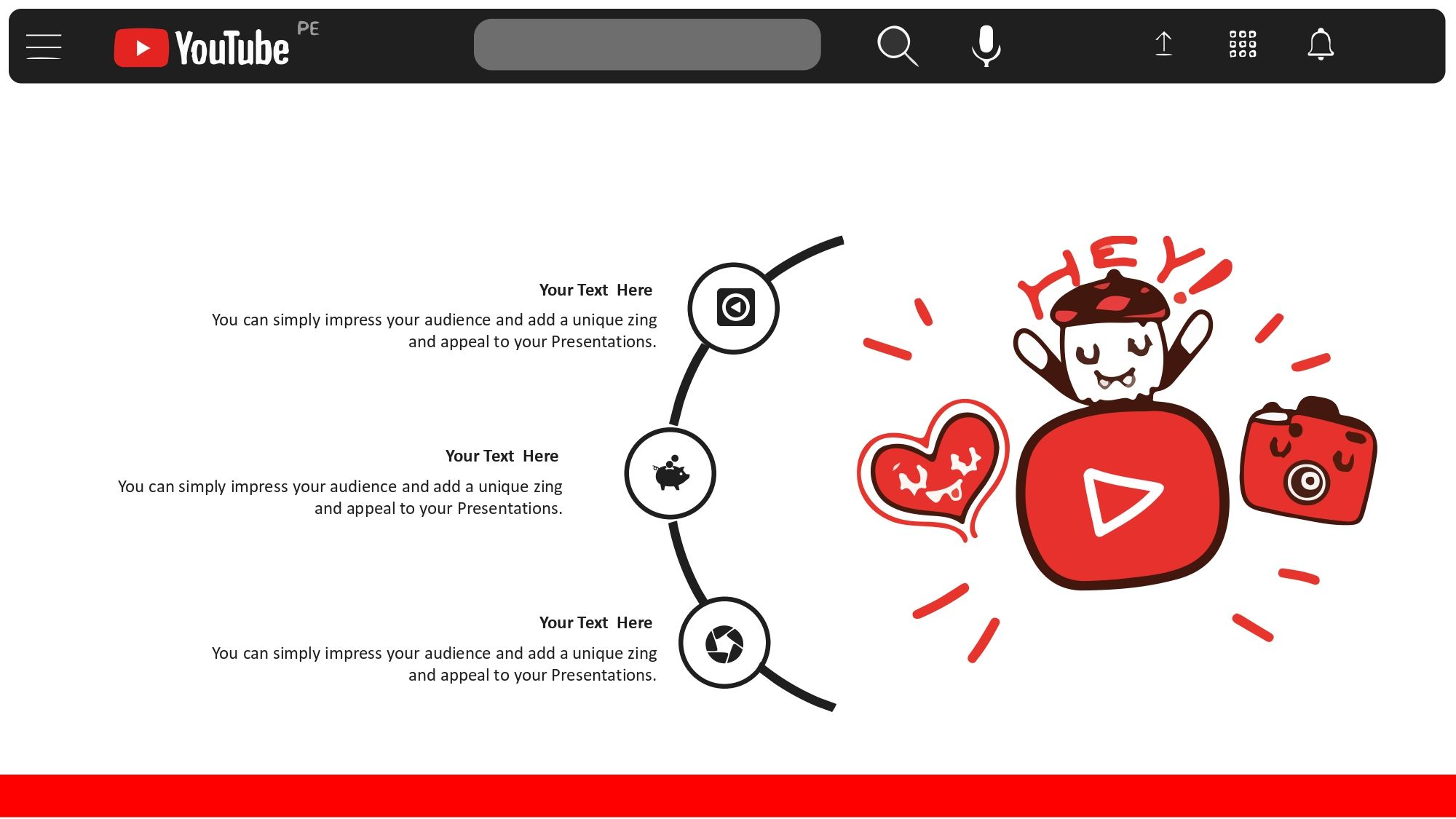 YouTube Plantilla PowerPoint