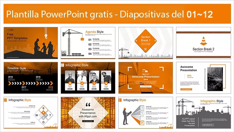 Ingeniería Civil Plantilla PowerPoint