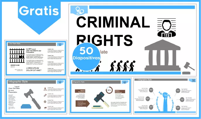 Derechos Penales Plantilla PowerPoint