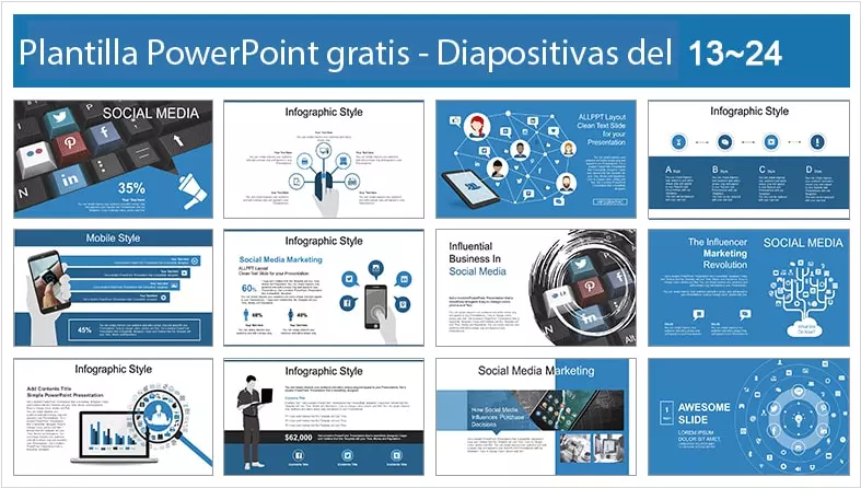 Marketing Digital Plantilla PowerPoint