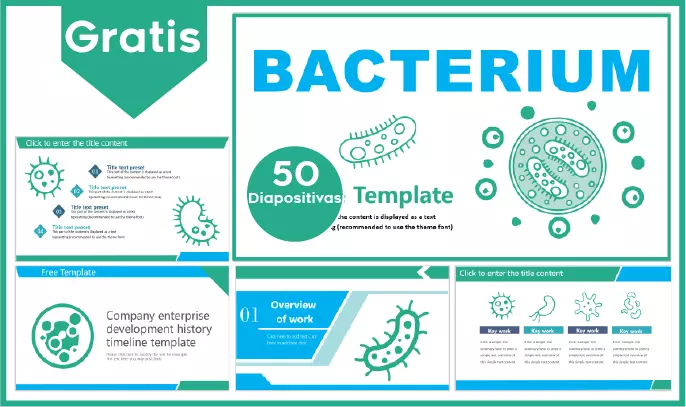 Bacterias Plantilla PowerPoint