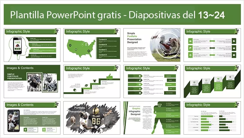 Plantilla PowerPoint de Fútbol Americano