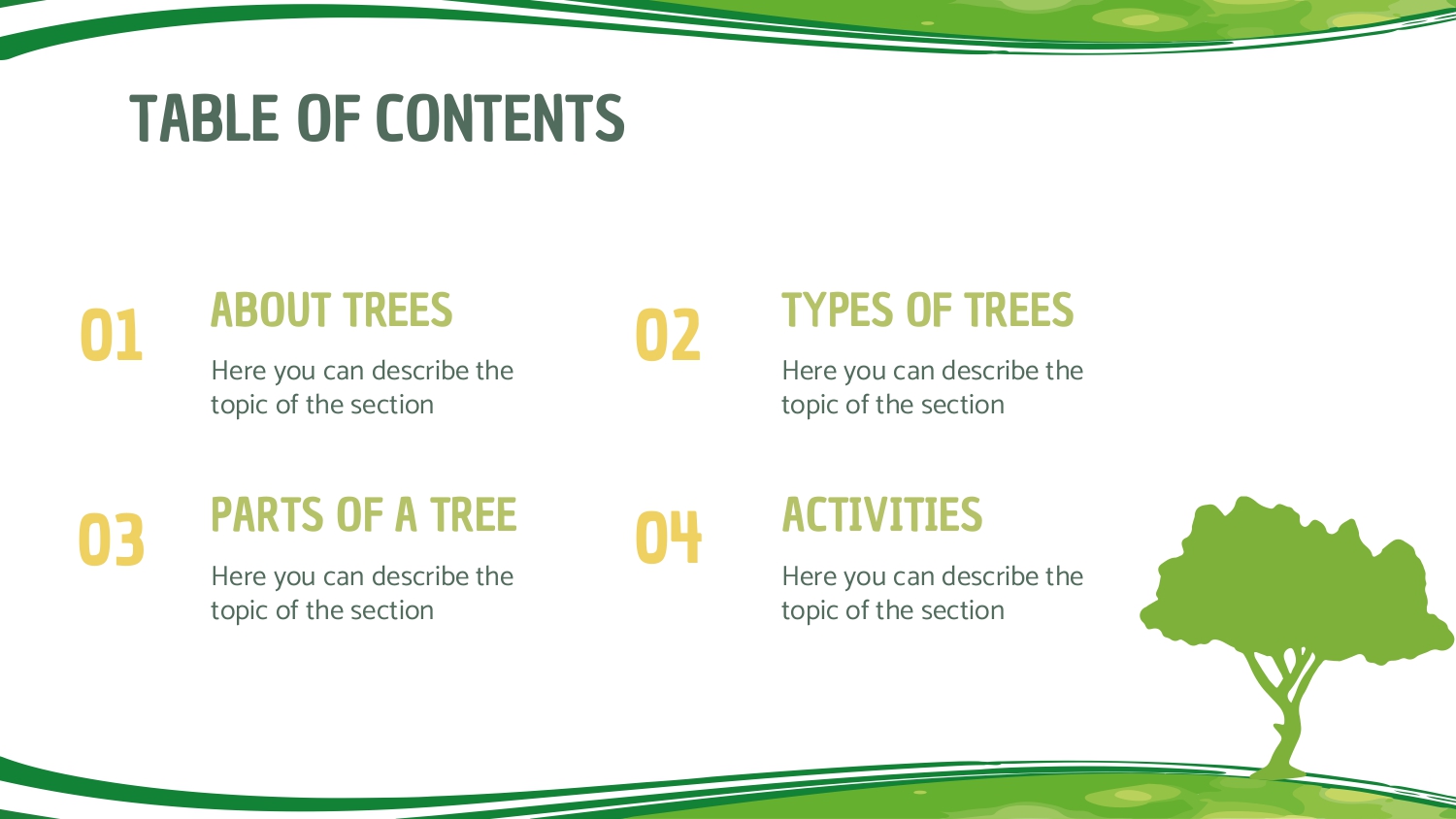 Árbol de Problemas Plantilla PowerPoint