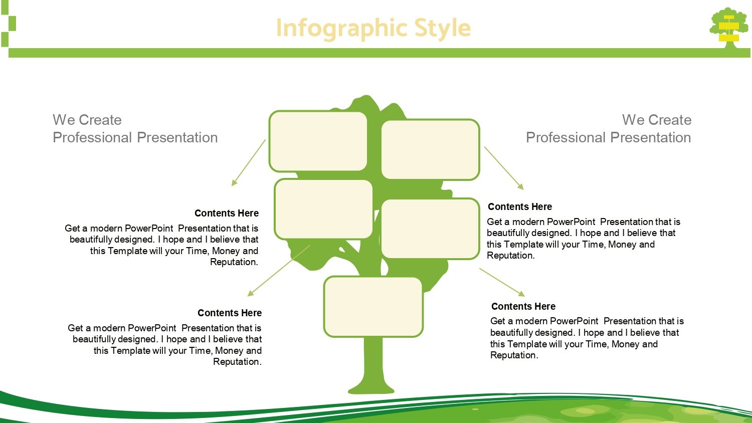 Árbol de Problemas Plantilla PowerPoint