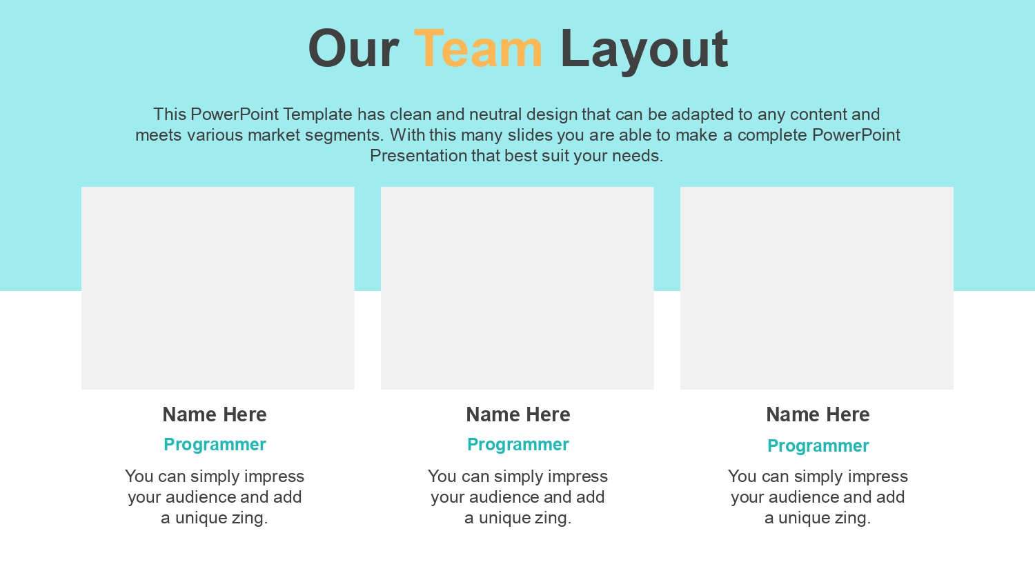 Bloques del Alfabeto Plantilla PowerPoint