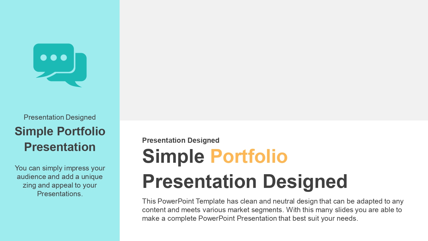 Bloques del Alfabeto Plantilla PowerPoint