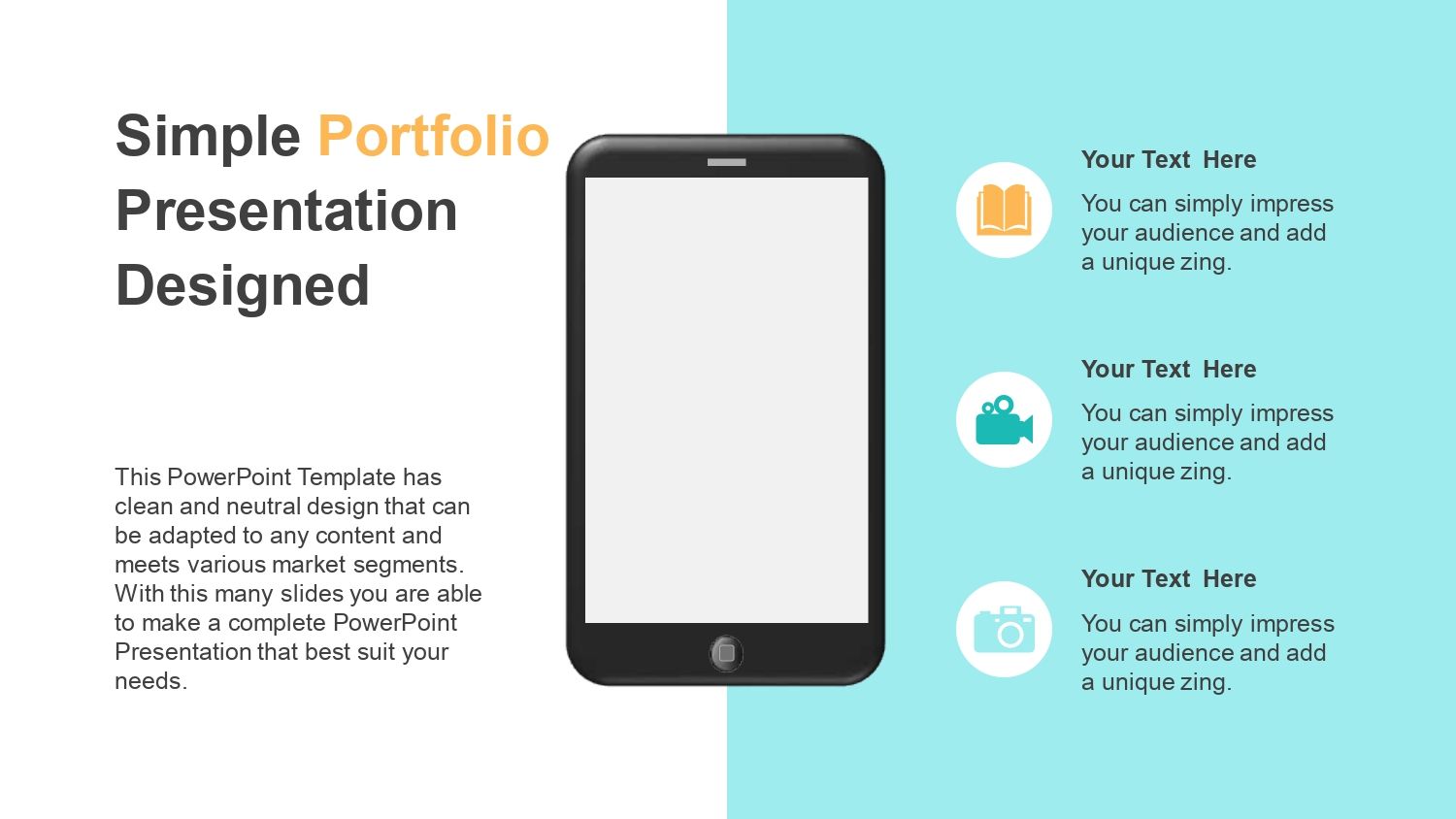 Bloques del Alfabeto Plantilla PowerPoint
