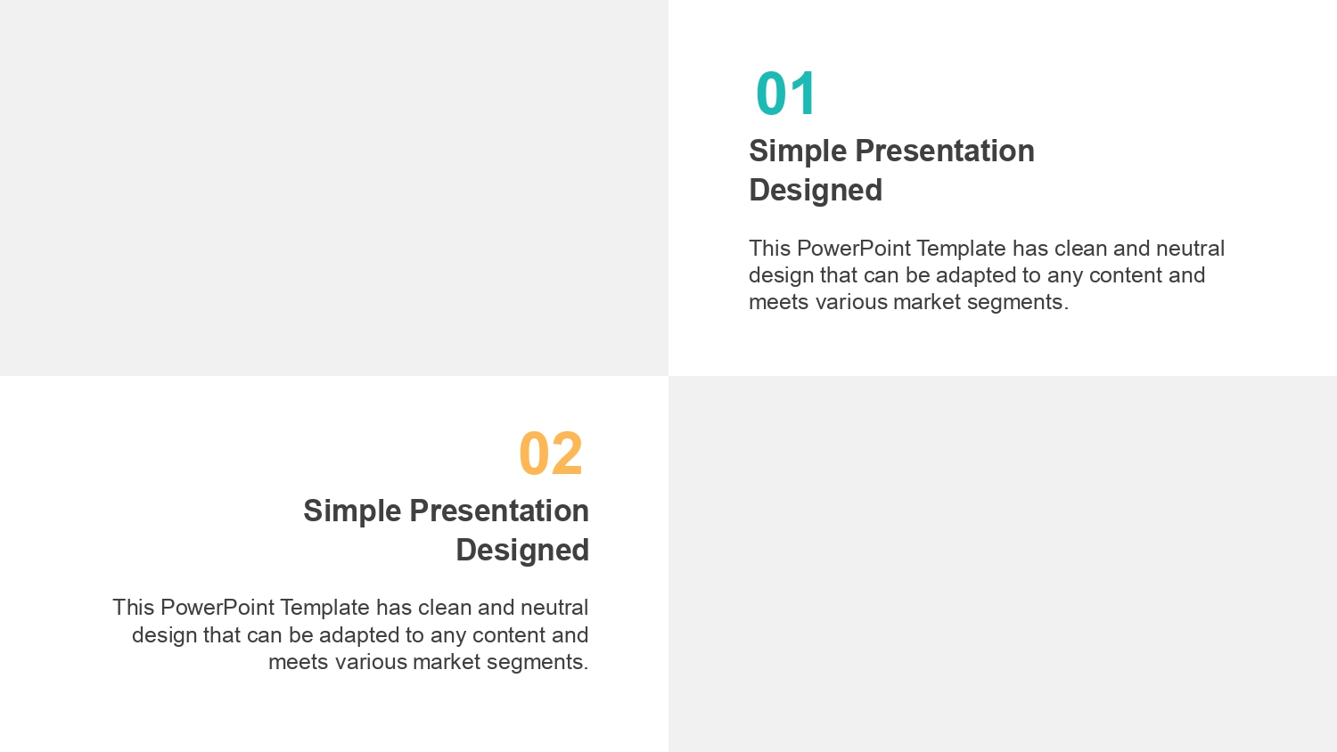 Bloques del Alfabeto Plantilla PowerPoint