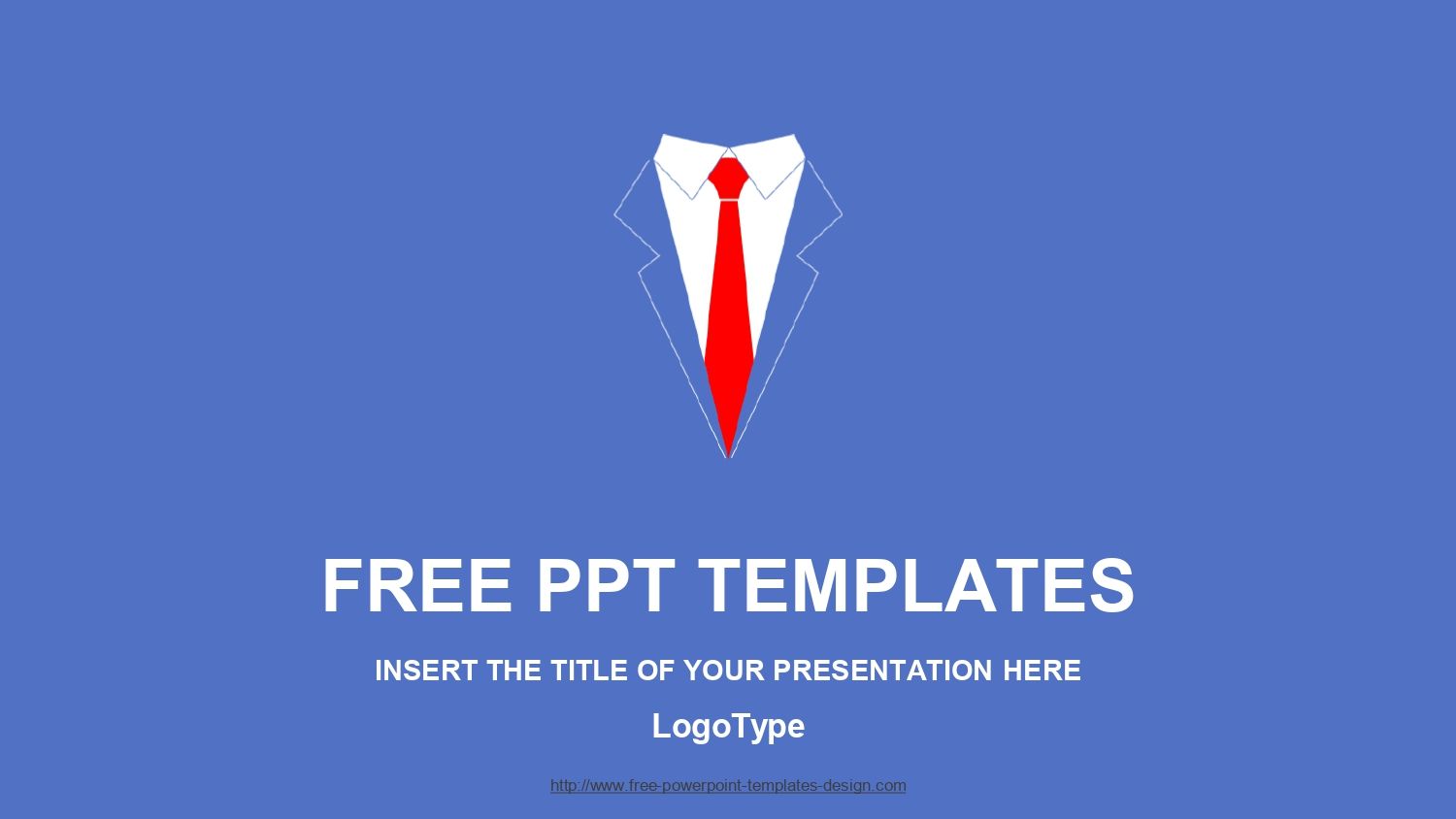 Diseño con Corbata Plantilla PowerPoint