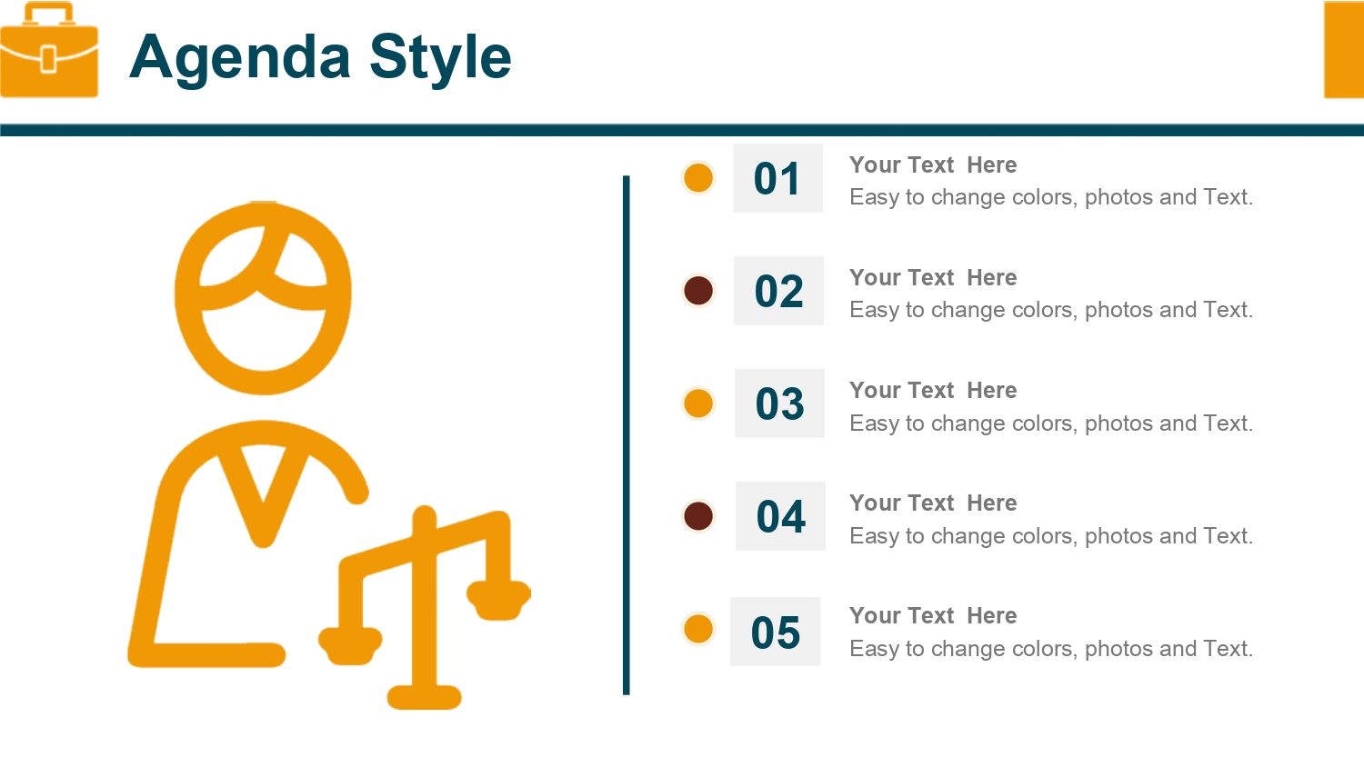 Diseño de Abogados Plantilla PowerPoint