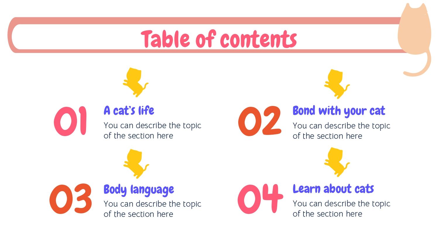 Gatos Plantilla PowerPoint