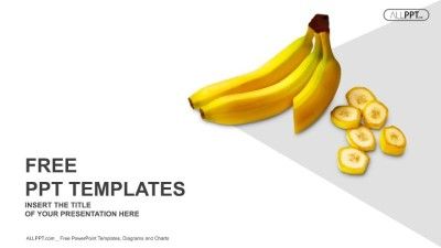 Bananas Plantilla PowerPoint
