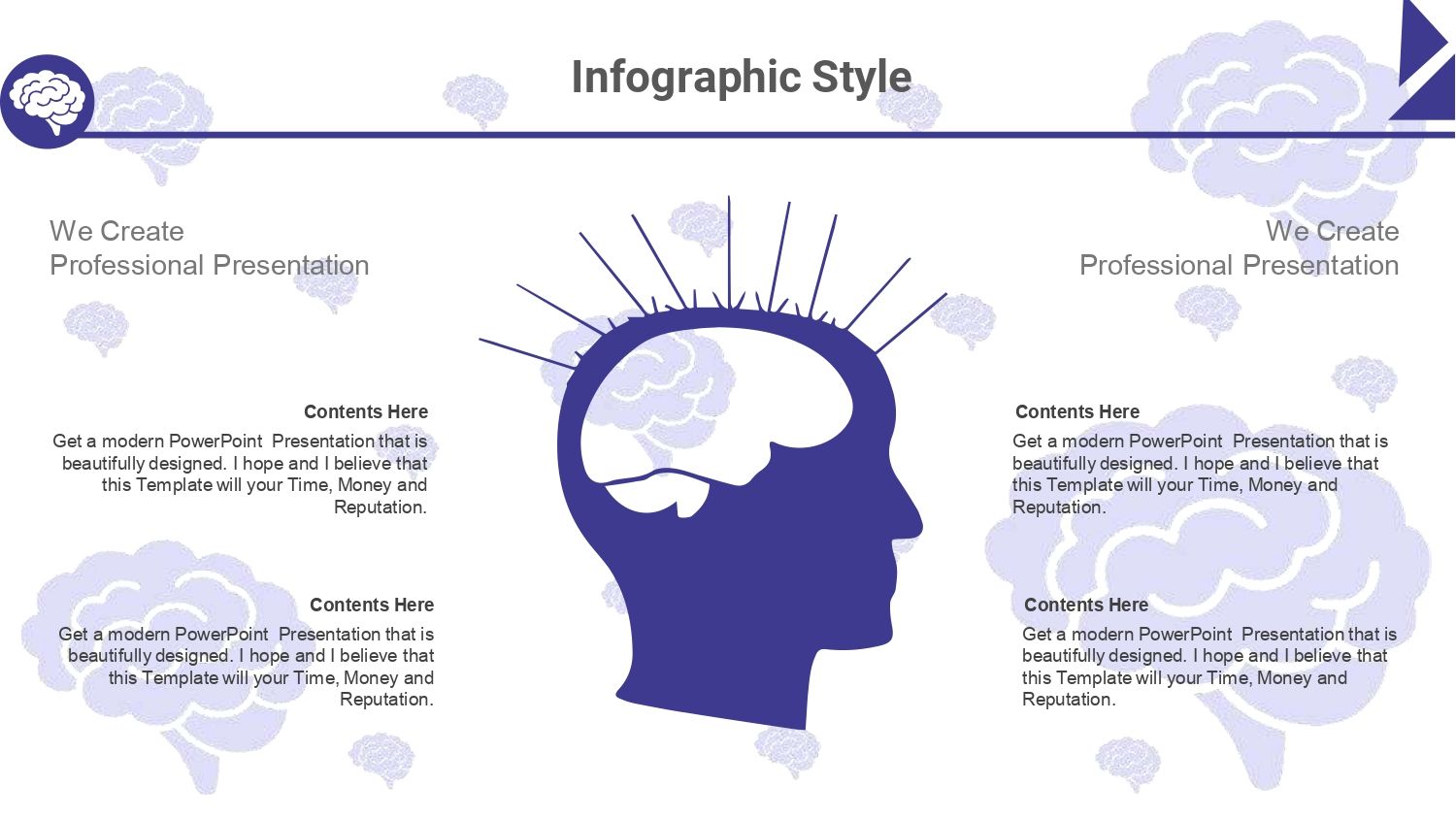 Trastornos Mentales Plantilla PowerPoint