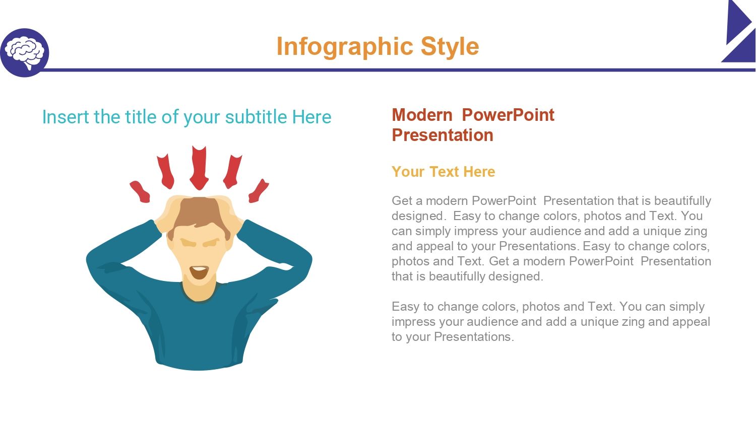 Trastornos Mentales Plantilla PowerPoint