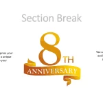 Bodas de Bronce Plantilla PowerPoint