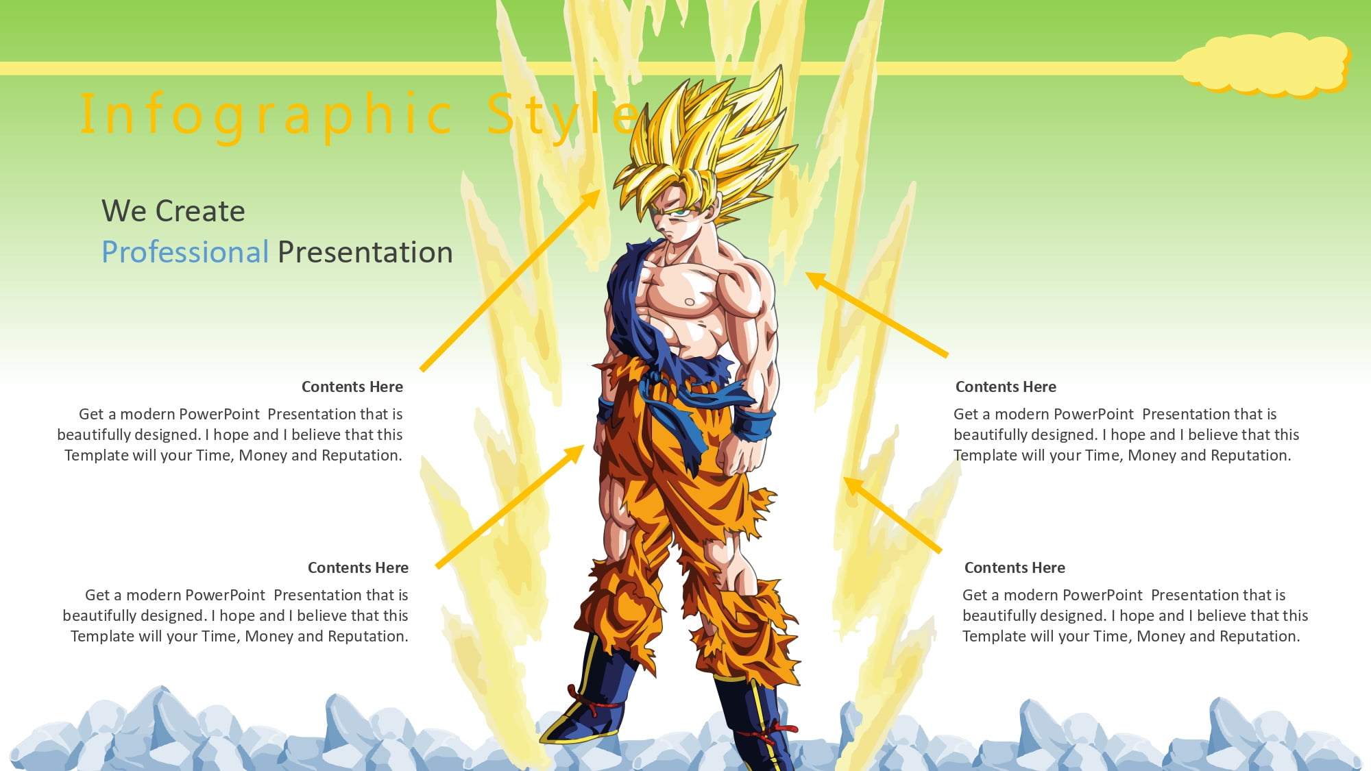 Dragon Ball Z Plantilla PowerPoint | Tema PPT y Google Slides