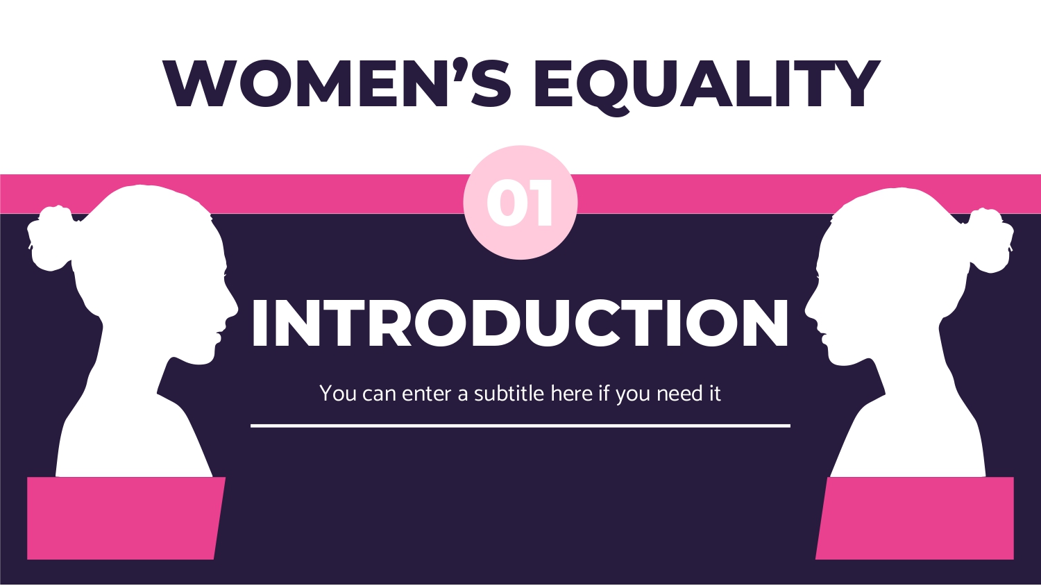 Empoderamiento Femenino Plantilla PowerPoint