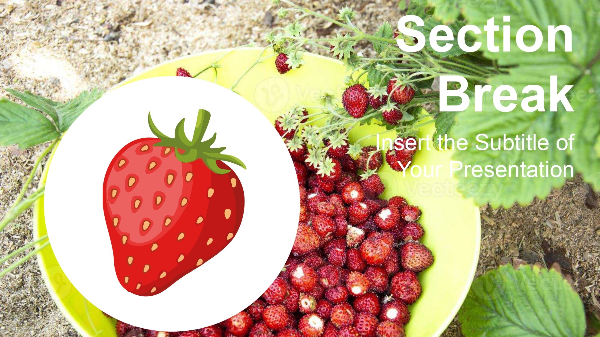 Fresas Plantilla PowerPoint
