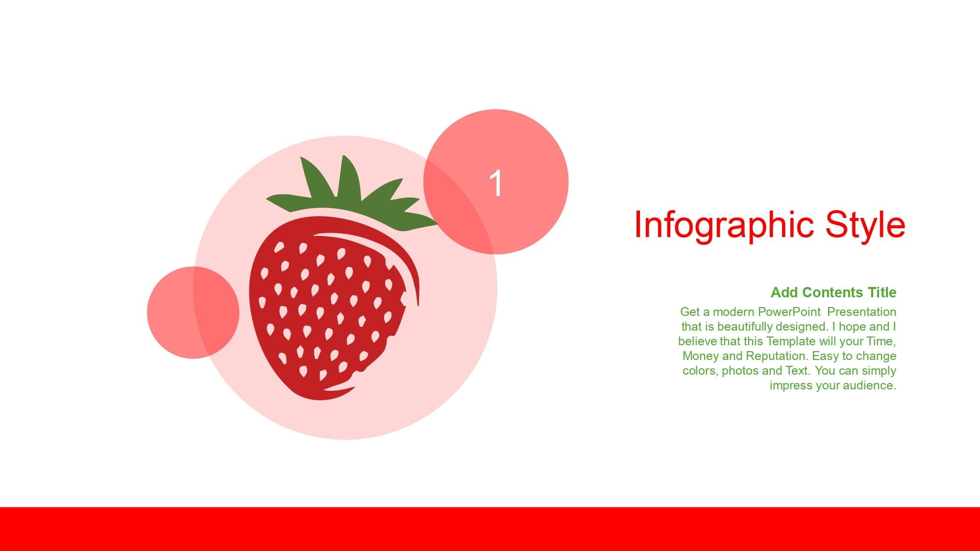 Fresas Plantilla PowerPoint