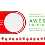 Fresas Plantilla PowerPoint