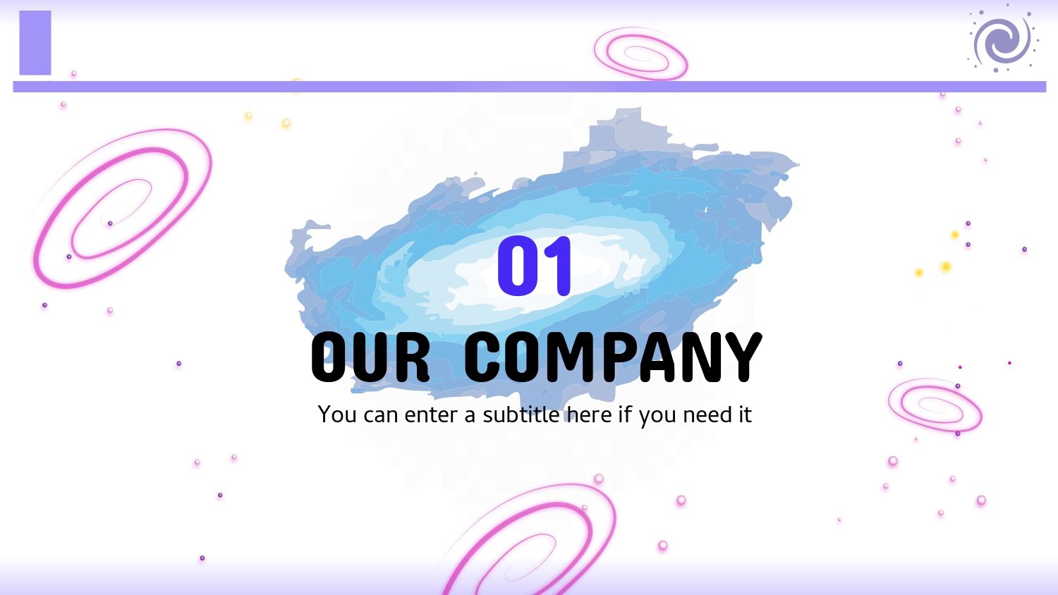 Galaxia Plantilla PowerPoint