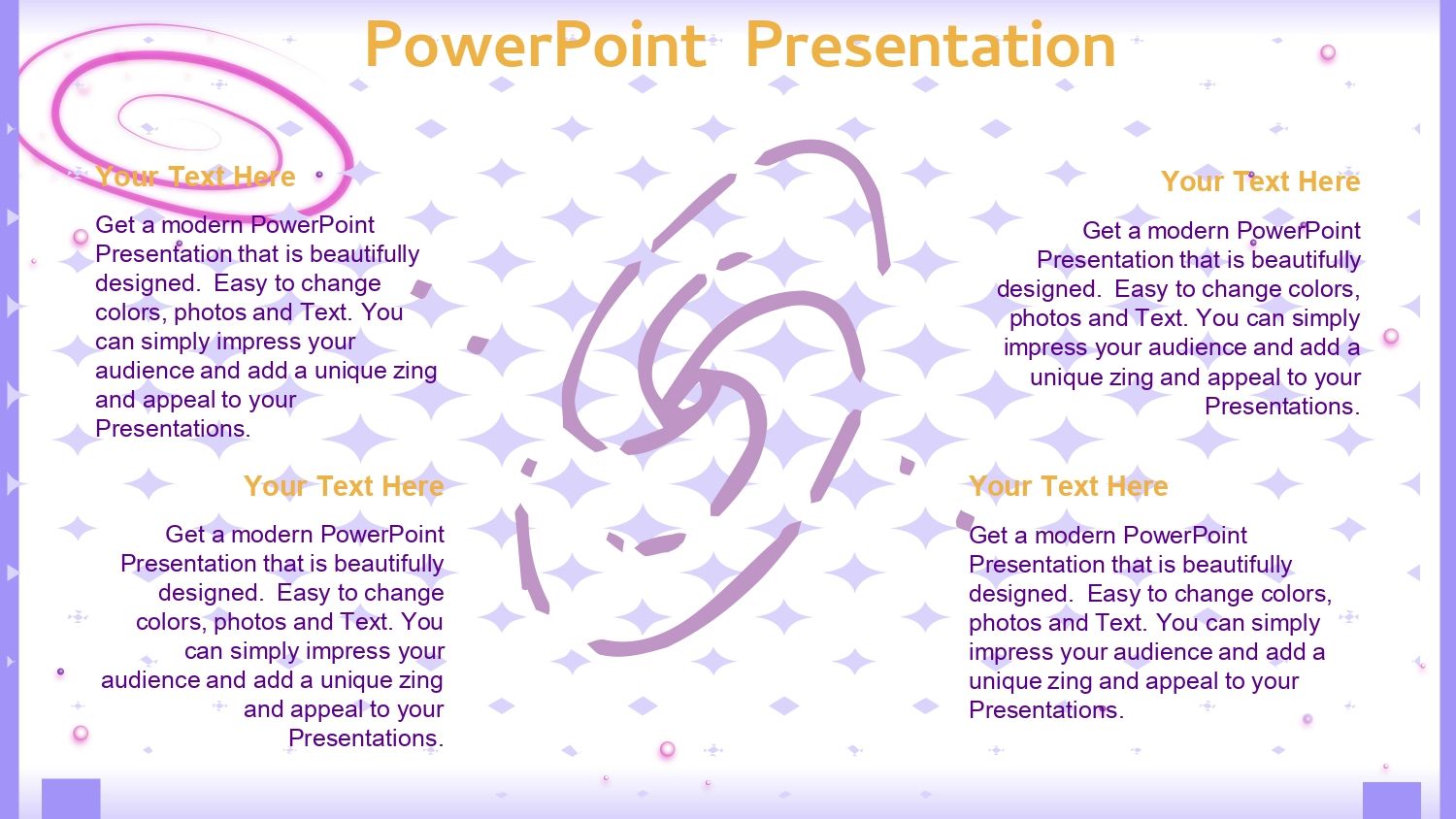 Galaxia Plantilla PowerPoint