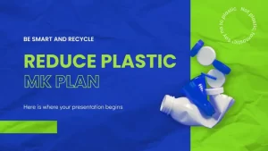 Plantilla PowerPoint Reducción de Plástico
