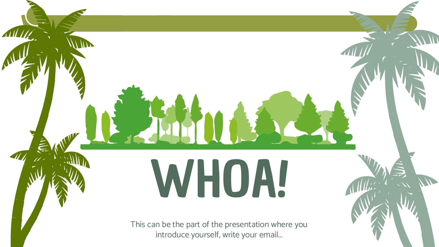 Arboles Plantilla PowerPoint