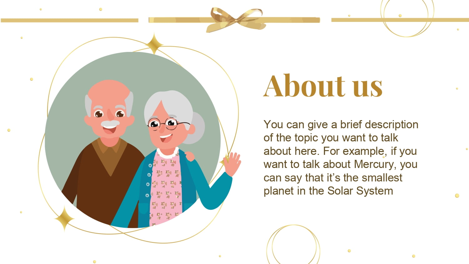 Bodas de Oro Plantilla PowerPoint