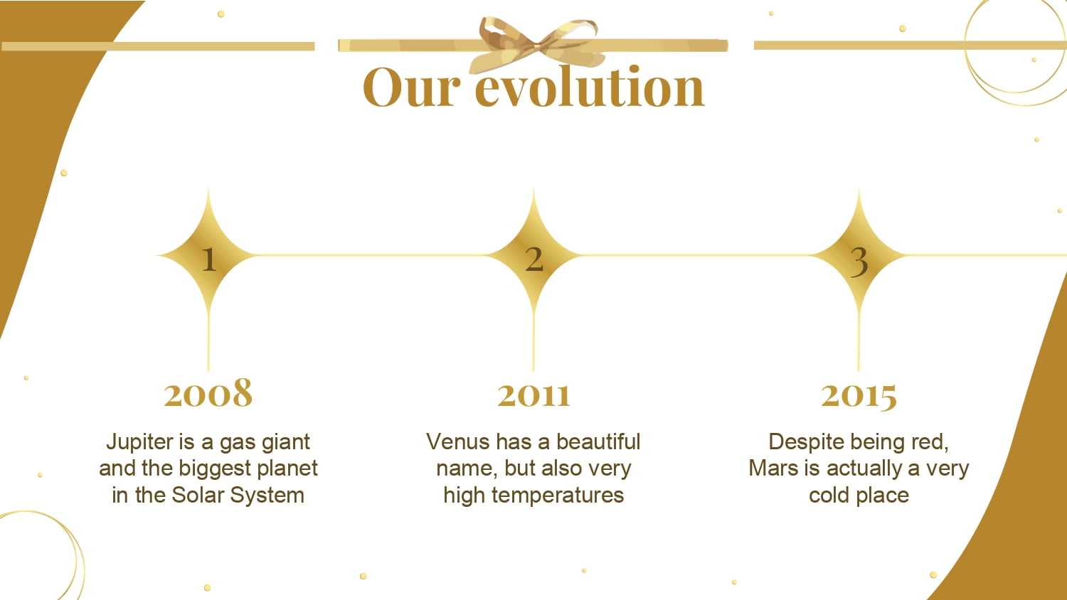 Bodas de Oro Plantilla PowerPoint