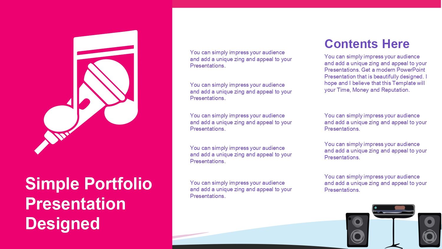 Karaoke Plantilla PowerPoint