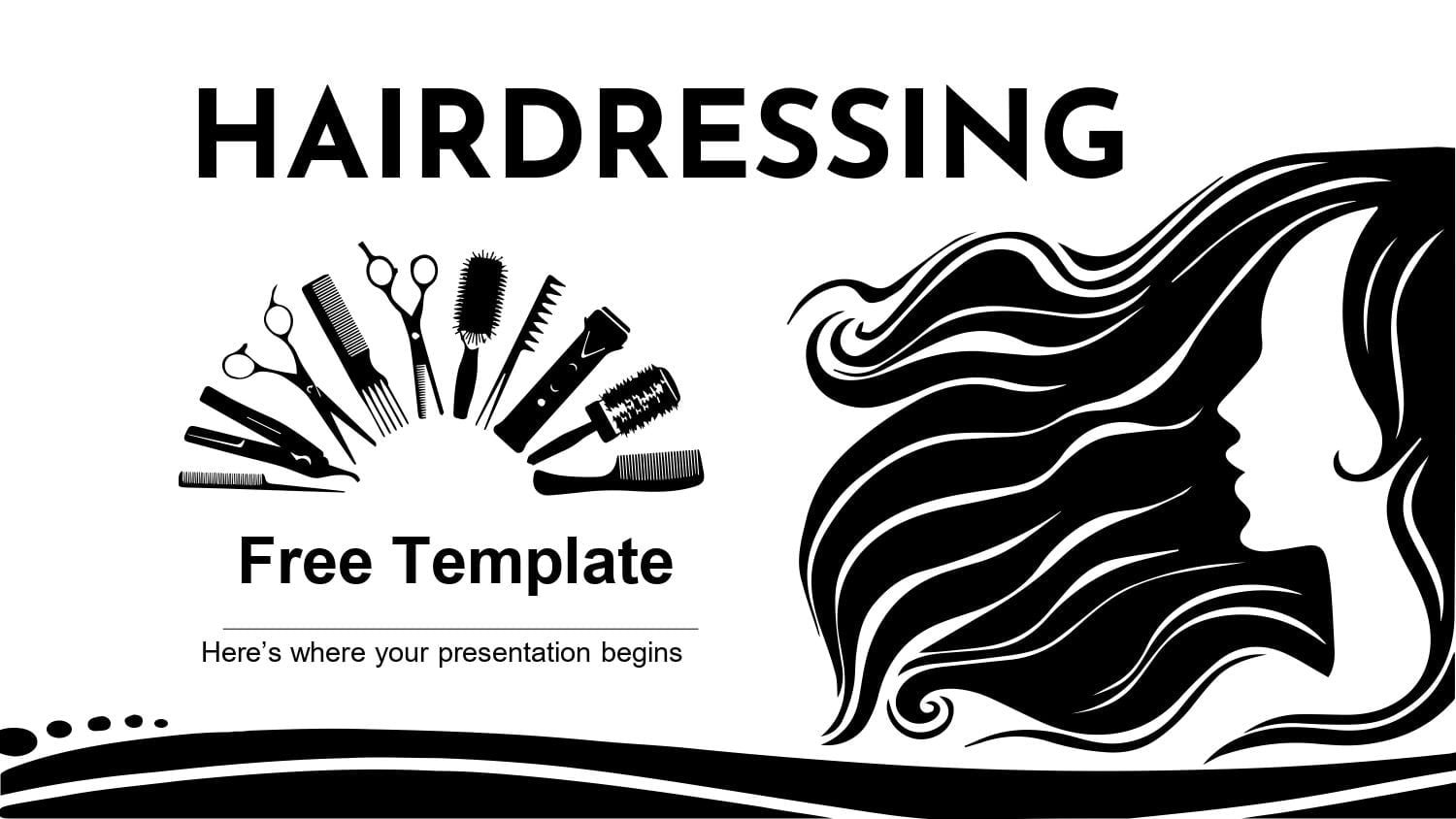 Peluquería Plantilla PowerPoint