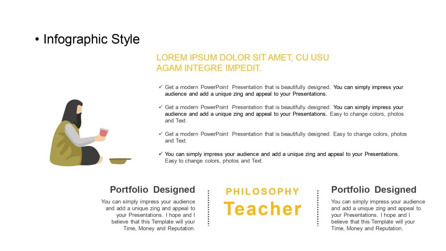 Pobreza Plantilla PowerPoint | Plantillas PowerPoint Gratis