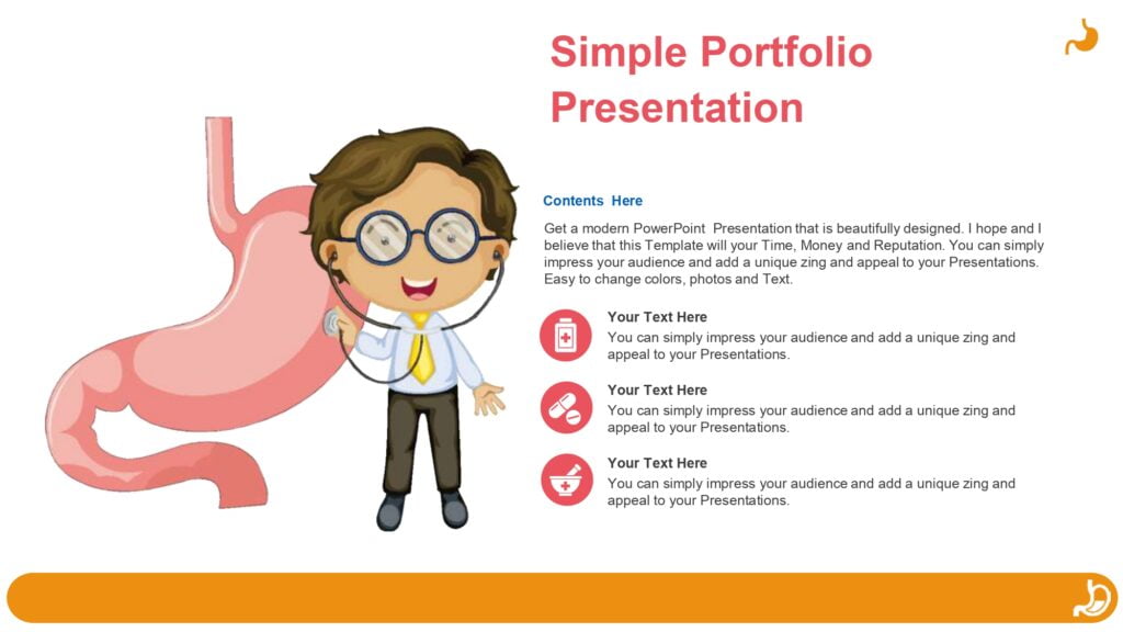 Estomago Plantilla PowerPoint