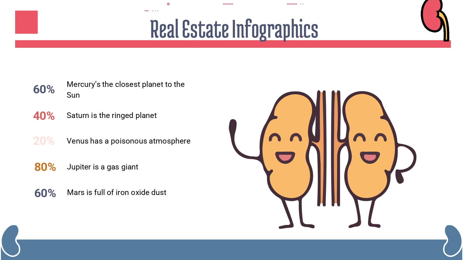 Riñón Humano Plantilla PowerPoint
