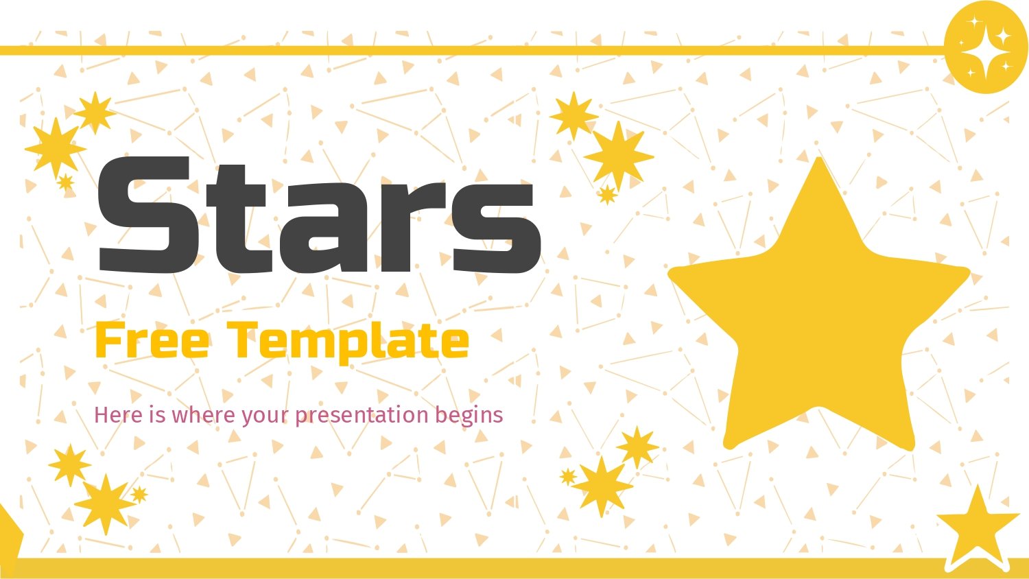 Estrellas Plantilla PowerPoint