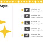 Estrellas Plantilla PowerPoint