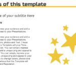 Estrellas Plantilla PowerPoint