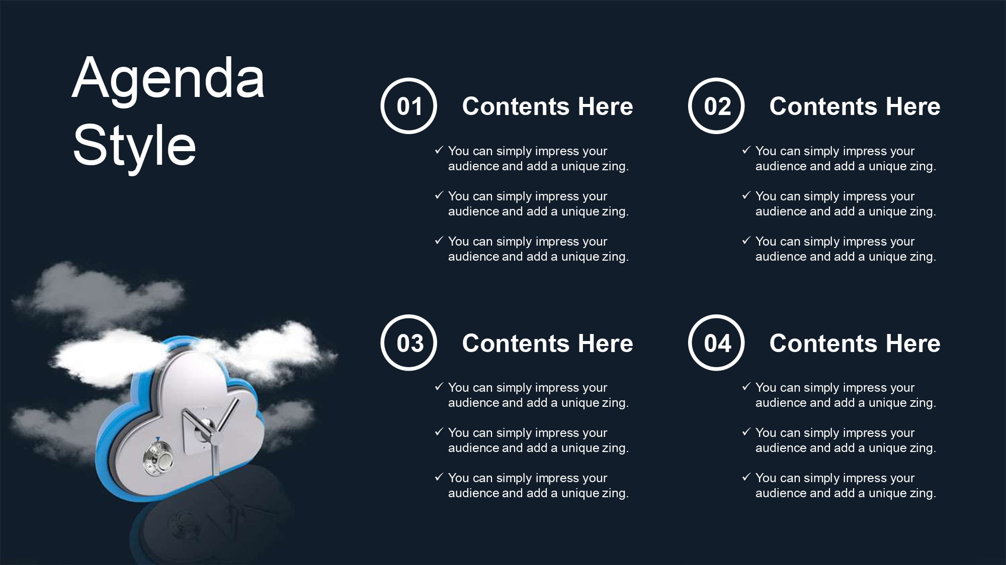 Tecnología en la Nube Plantilla PowerPoint
