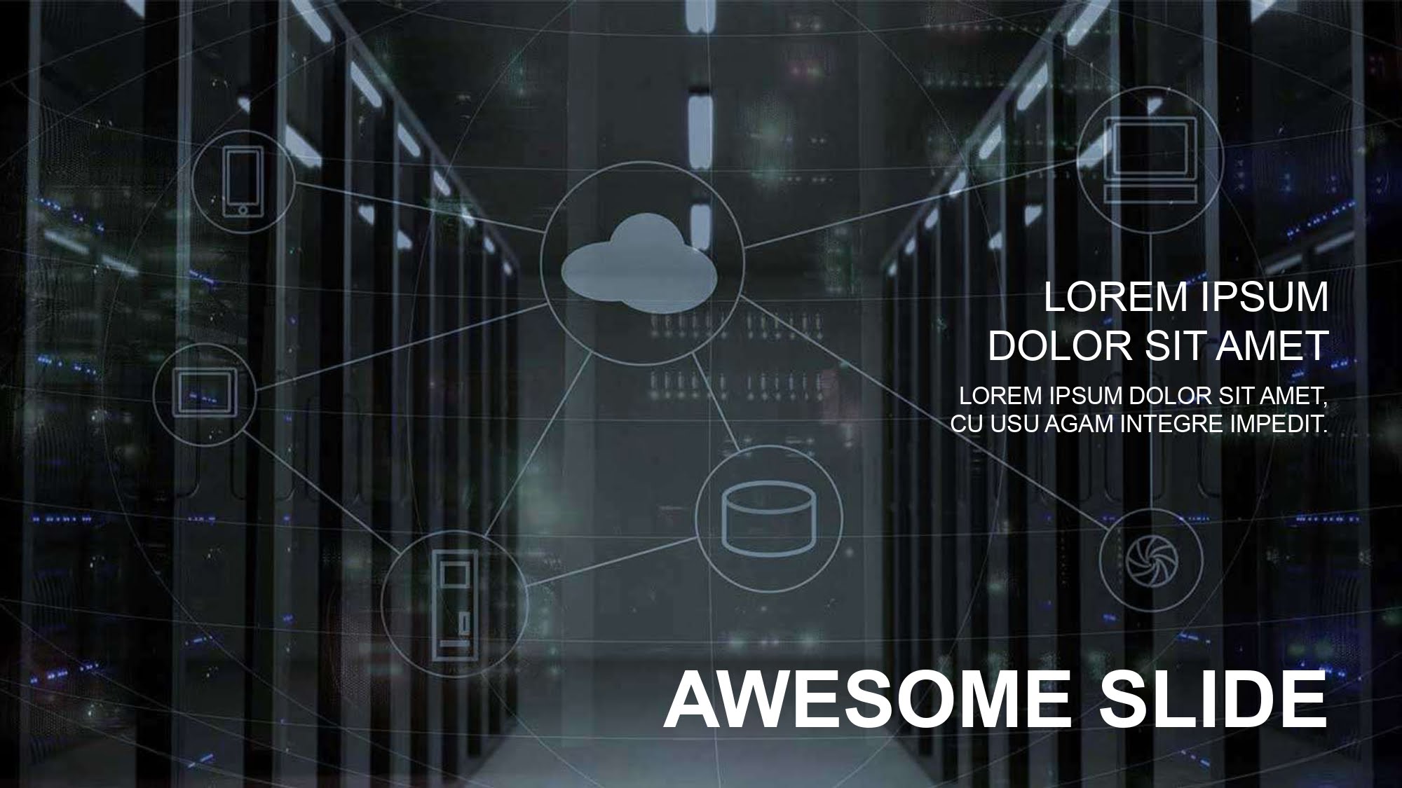 Tecnología en la Nube Plantilla PowerPoint