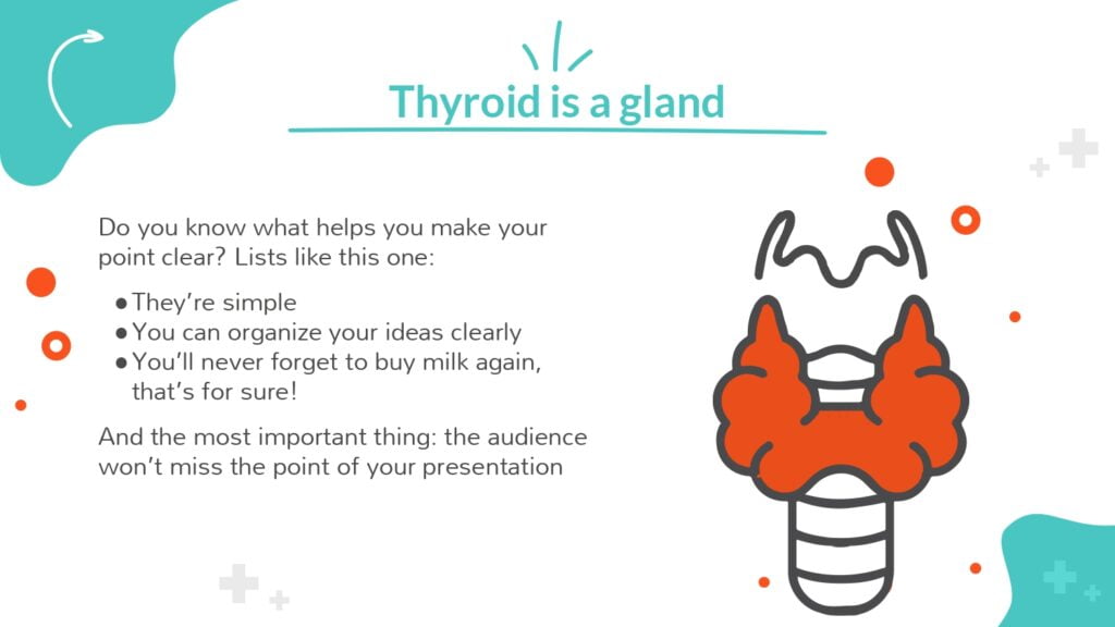 Tiroides Plantilla PowerPoint